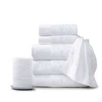 Wholesale 100% Cotton customized  cheap white hotel towel